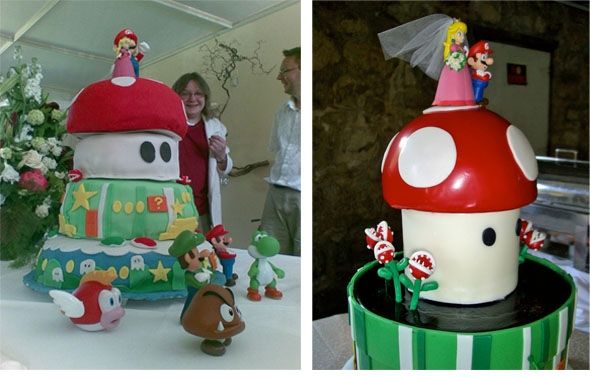 Super Mario Wedding Cakes